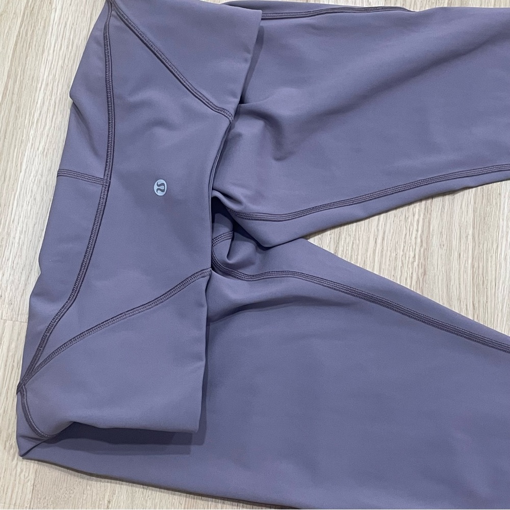 Lululemon Train Time Pants 7/8 Lavender Mulberry Leggings 25” size 10 - Picture 11 of 13
